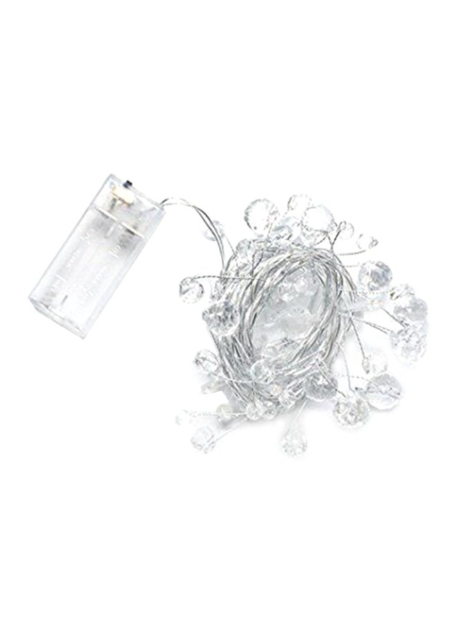 Salla Crystal Cluster LED String Light Silver 1.6meter - Image 1