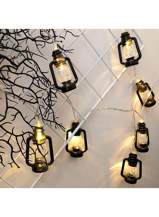 Salla - Lantern String Light Black/Clear 1.5meter - Image 1