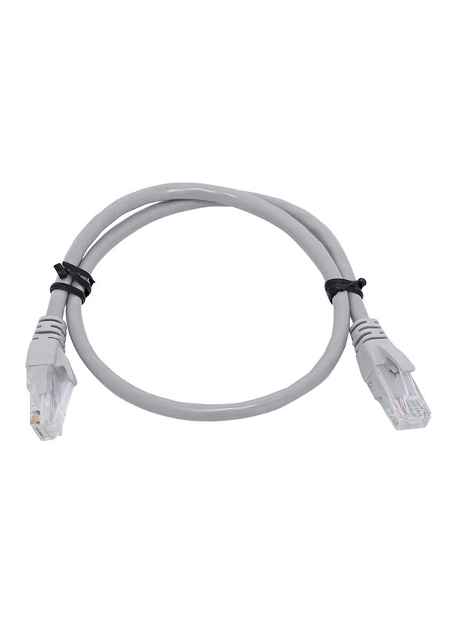 جي كابل تصحيح إيثرنت طراز Cat6 غير متقطع رمادي  - Image 2
