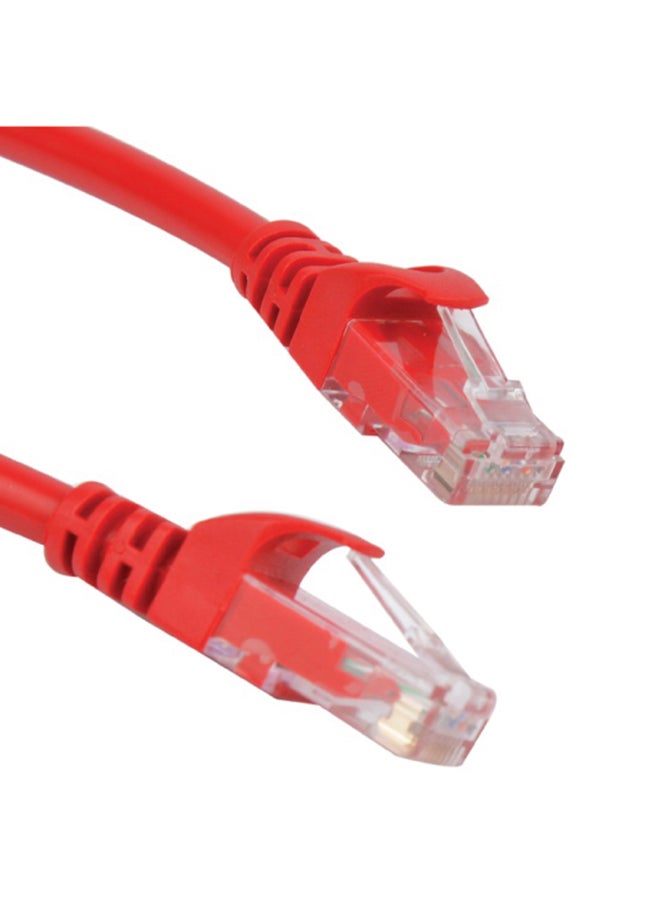 JE Snagless Cat6 Ethernet Patch Cable Red  - Image 2