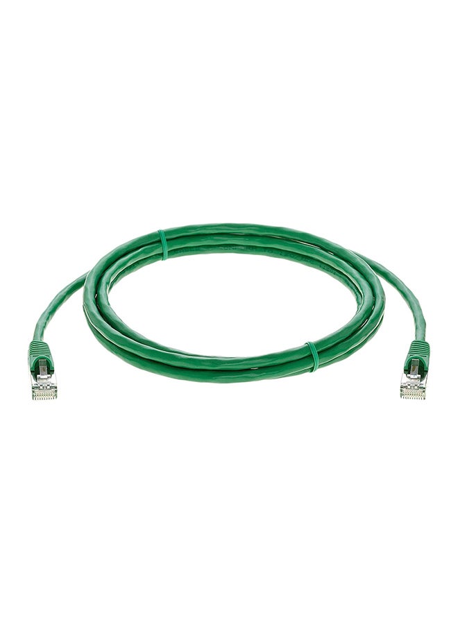 JE CAT6A Ethernet Cable Green  - Image 1