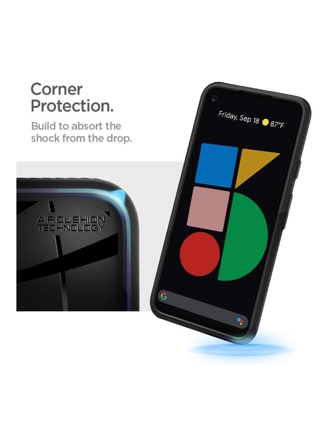 Spigen - Protective Case Cover For Google Pixel 5 Matte Black - Image 1