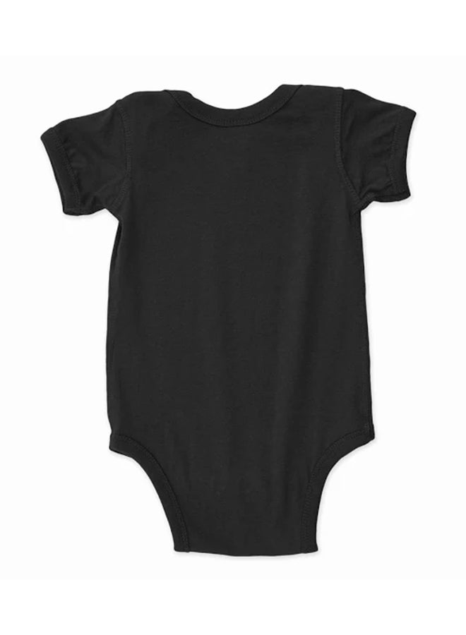 Twinkle Hands My 1st Boo Day Printed Bodysuit Black  - Image 2