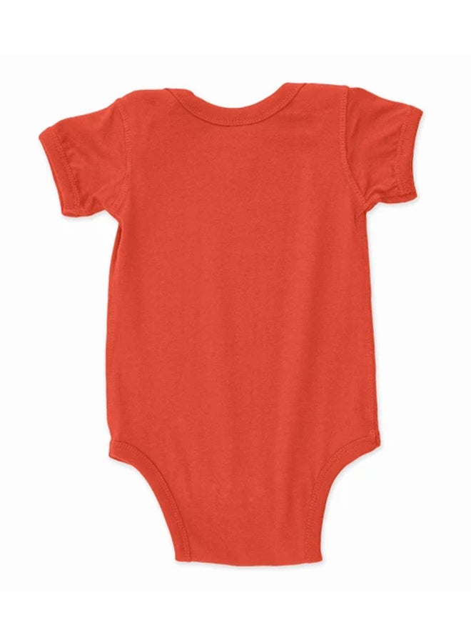 Twinkle Hands My 1st Boo Printed Bodysuit Orange - Image 2