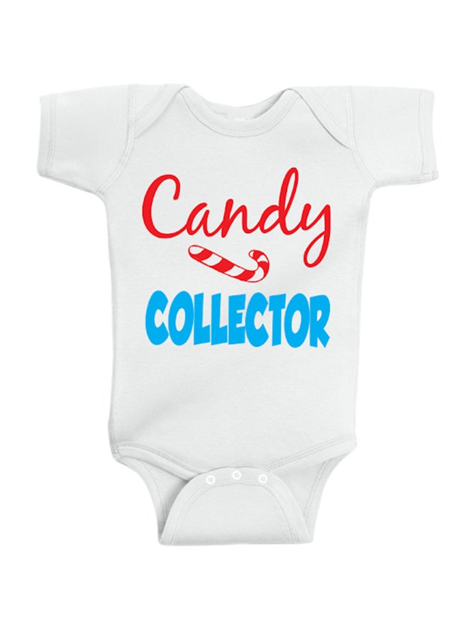 Twinkle Hands Candy Collector Printed Bodysuit White - Image 1