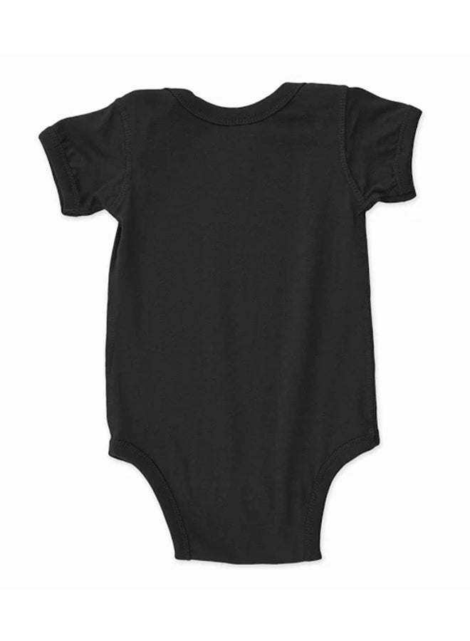 Twinkle Hands Itsy Bitsy Spider Printed Bodysuit Black - Image 2