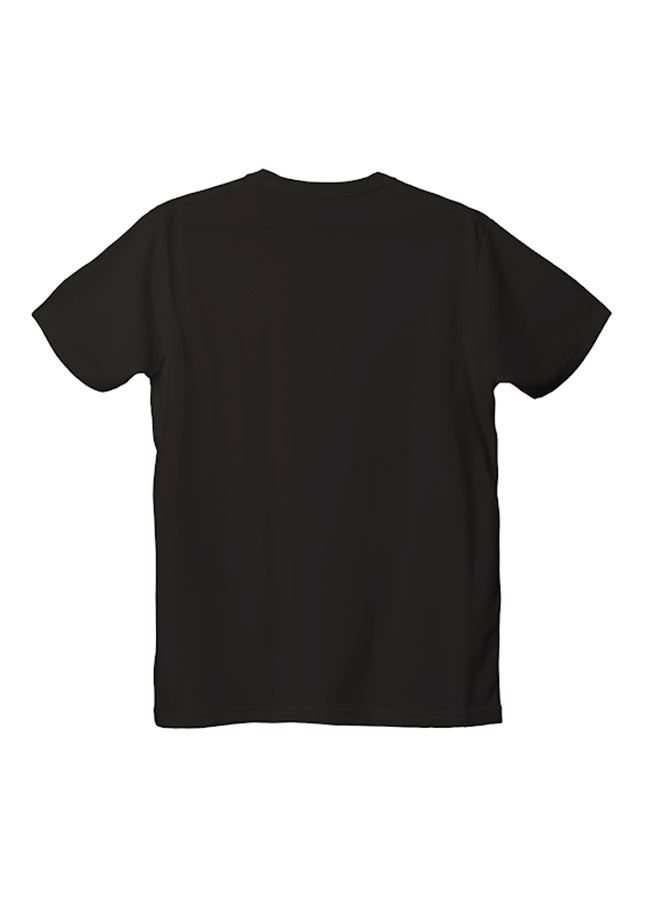 Twinkle Hands Skeleton Printed T-Shirt Black - Image 2