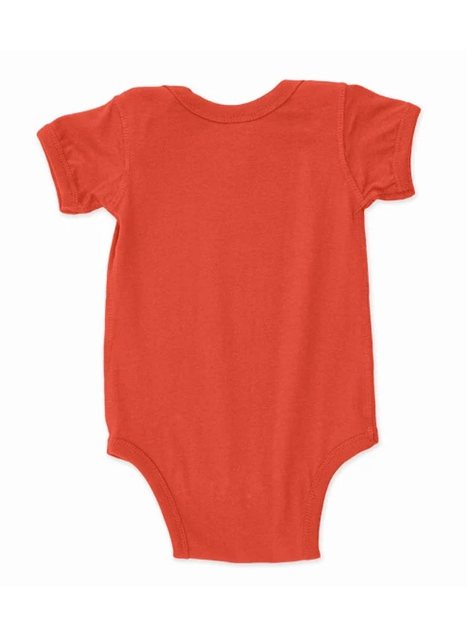 Twinkle Hands Let's Get Smashed Printed Bodysuit Orange - Image 2