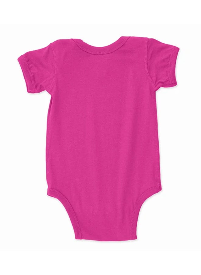 Twinkle Hands - 2-Piece Printed Bodysuit With Bib Pink/Yellow - Image 1