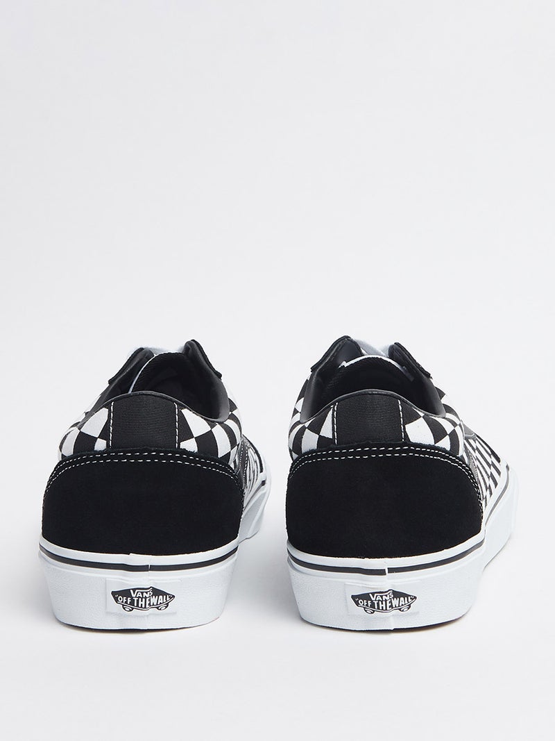 VANS Ward Low Top Sneakers Black/White  - Image 3