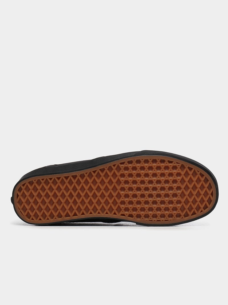 VANS Asher Solid Casual Slip-Ons Black  - Image 2