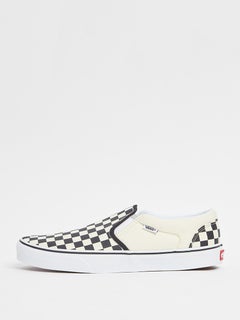 VANS Asher Checked Casual Shoes White  - Image 2
