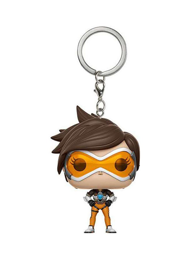 Funko Pop Overwatch Tracer Figure Keychain FKP0025A Multicolour  - Image 1