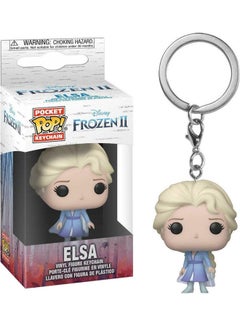 فانكو سلسلة مفاتيح لعبة بتصميم مجسم شخصية إلسا من فيلم "Frozen" من تشكيلة بوب! متعدد الألوان 