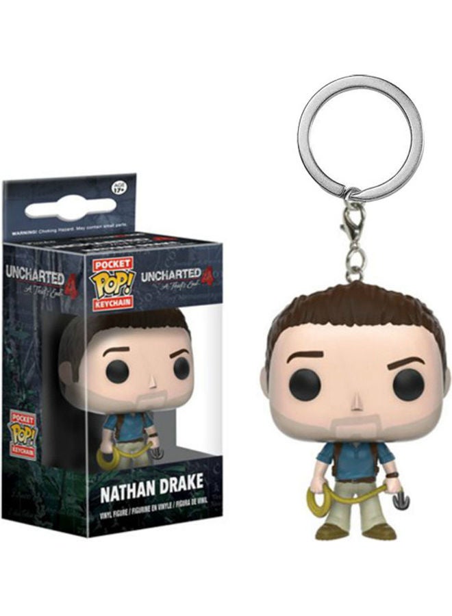 Funko - Pop! Uncharted Nathan Draker Figure Toy Keychain Multicolour - Image 1