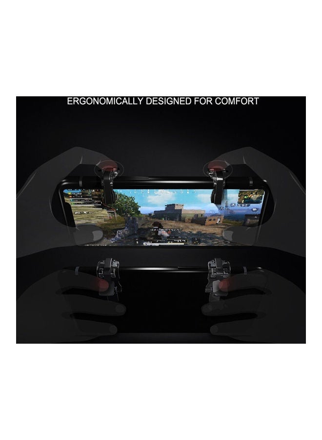 Generic - 4.5-6.5inch Mobile Phone Game Controller Gaming Joystick for PUBG Android iOS - wireless - Image 1