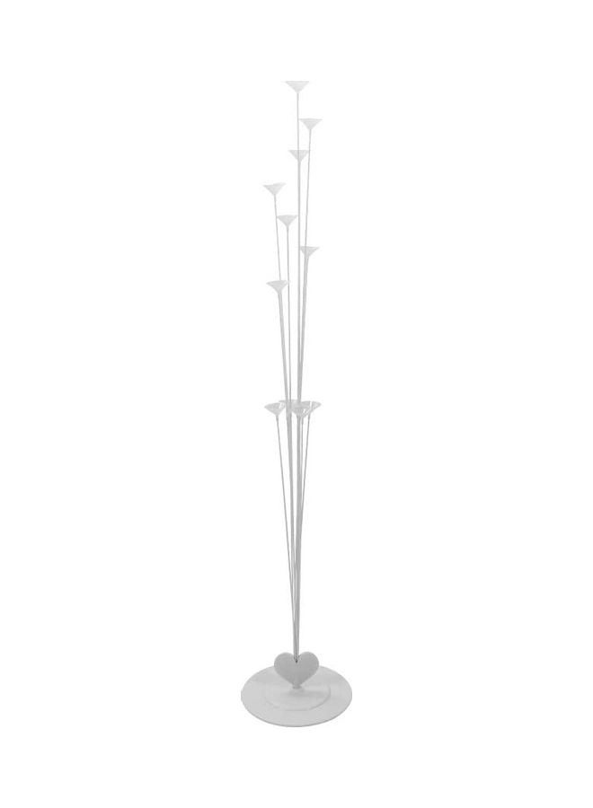 11 Columns Balloon Stand White