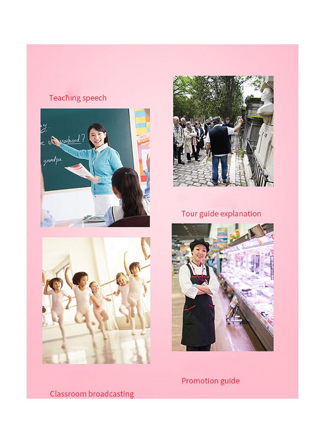 مكبر صوت مزود بمضخم لاسلكي ومحمول XDY37442 أبيض - Image 5