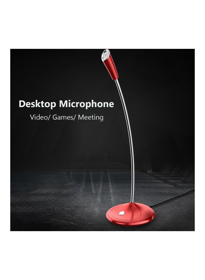 3.5mm/USB Adjustable Desktop Microphone Studio Recording Mic for PC Computer XDY37532 Black - Image 3