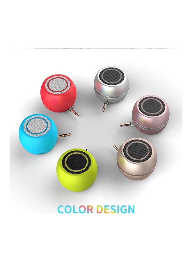A5 3.5mm Mini Music Speaker Loudspeaker Sound Amplifier for Mobile Phone Laptop Silver - Image 3