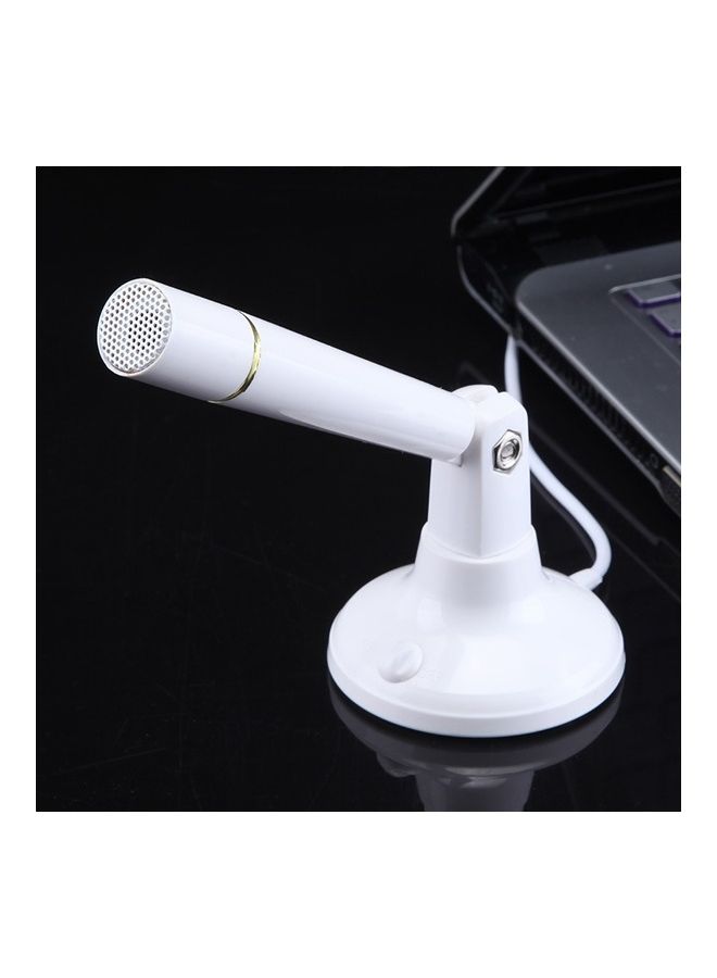 ميكروفون تسجيل صوتي للأستوديو قابل للتعديل مقاس 3.5 مم للكمبيوتر المكتبي والحاسوب طراز G22 XDY37648 أسود - Image 4