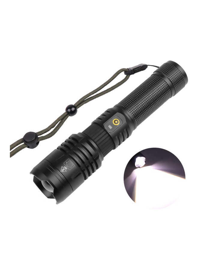Beauenty USB Charging With Output Zoom Flashlight Black  - Image 4