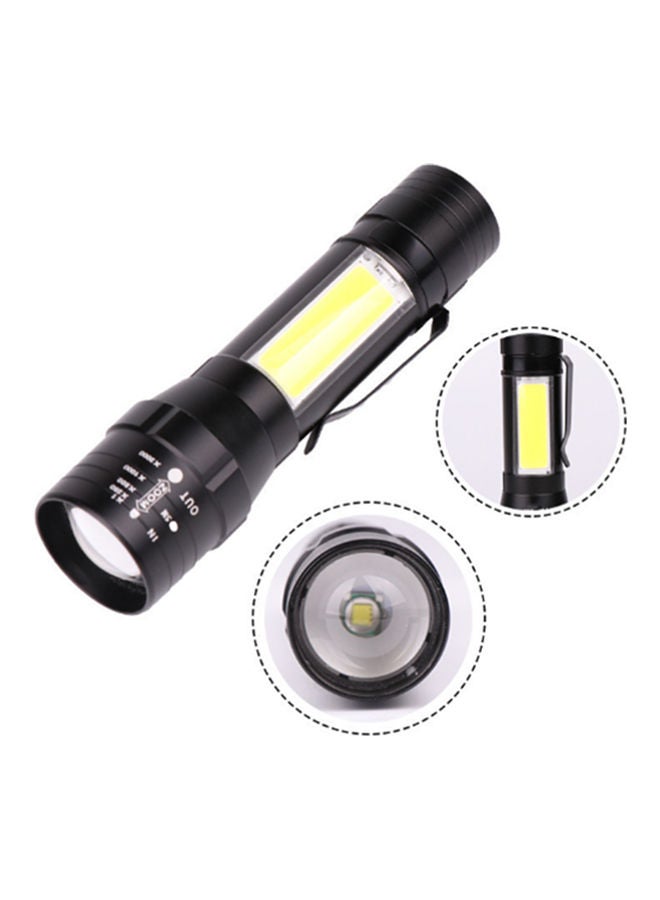 Beauenty USB Rechargeable Zoom Flashlight Black 12.2x3.1x2.5cm - Image 4