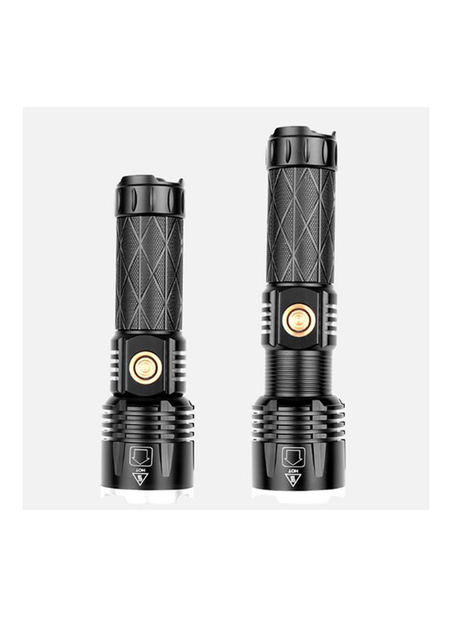Beauenty Type-C Charge Telescopic Zoom Multi-Function Flashlight Black 16x4.8x3.8cm  - Image 5