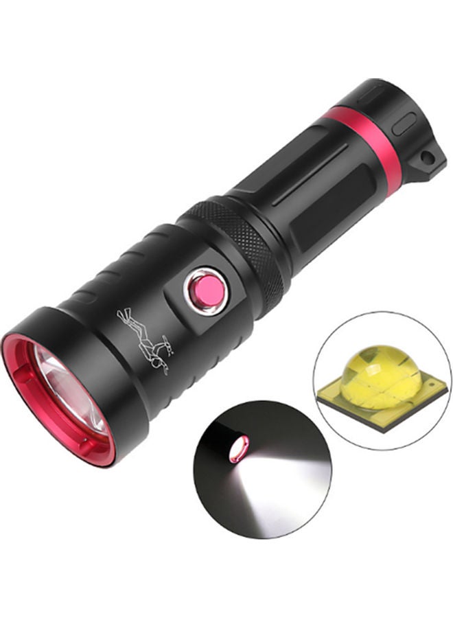 Beauenty Professional Diving Strong Light Flashlight Black 15.3x5x3.5cm  - Image 1