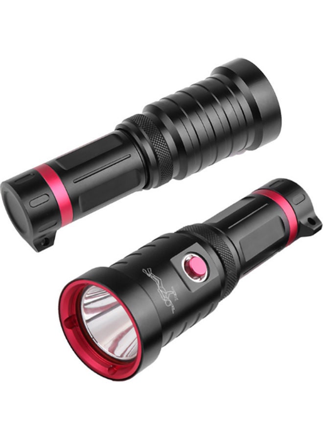 Beauenty Professional Diving Strong Light Flashlight Black 15.3x5x3.5cm  - Image 3