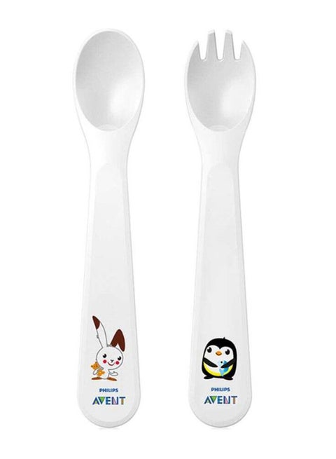 Toddler Fork And Spoon Set (12M+) SCF712- 00