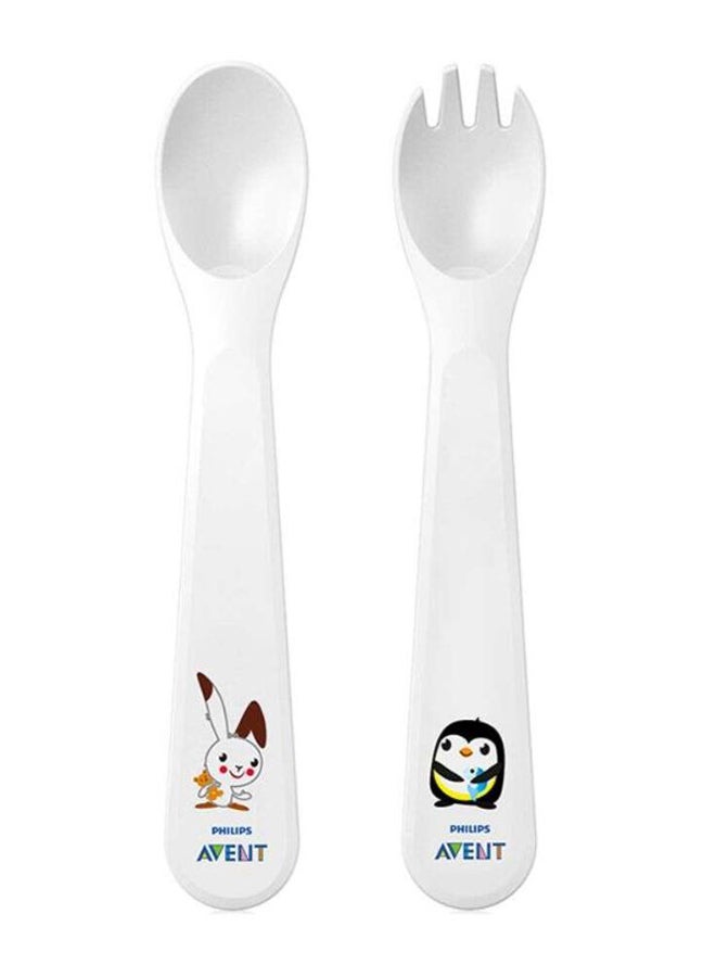 Toddler Fork And Spoon Set (12M+) SCF712- 00