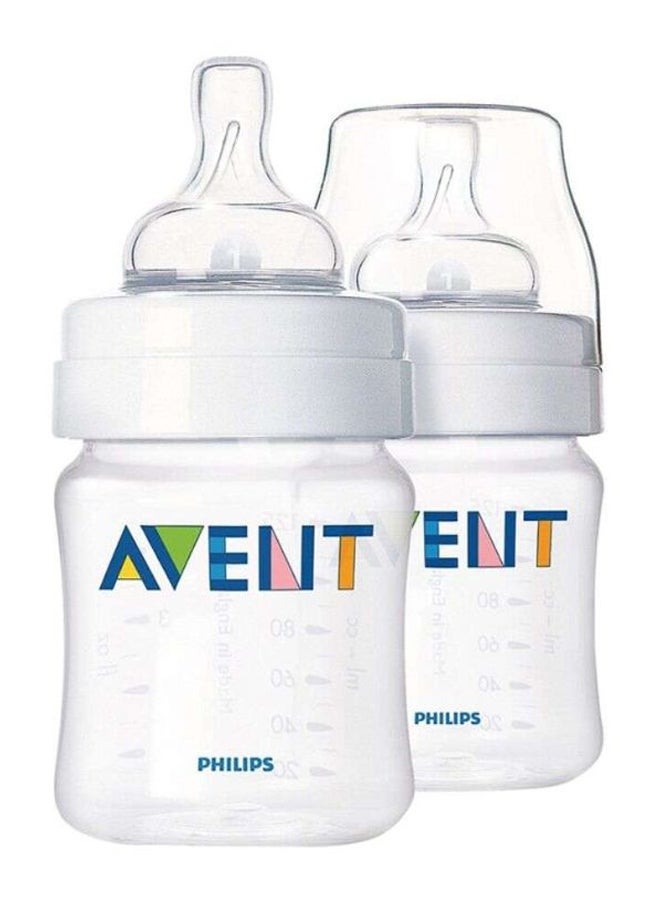 PHILIPS AVENT - Set Of 2 Feeding Bottle -125 ml SCF680 62 PA151 - Image 1