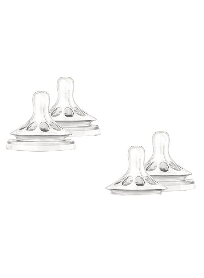 Philips Avent Pack Of 4 Natural Fast Flow Nipples - Image 2