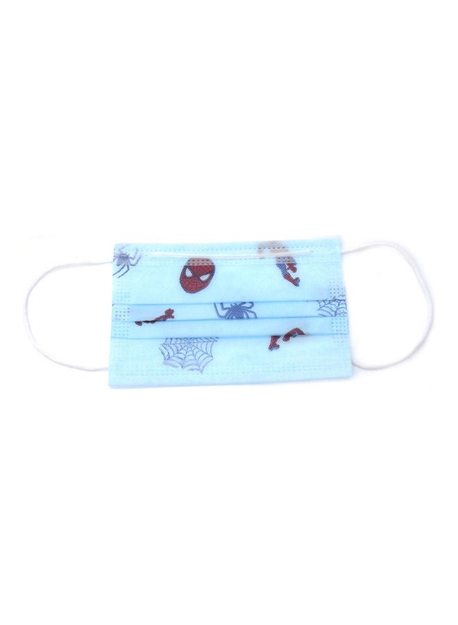Generic 5-pieces Printed Disposable Face Mask for boys Blue Color.  - Image 5