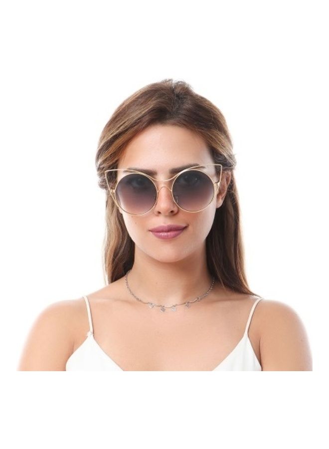 ERICHRIS Women's Optical Eyeglass Aviator Frame With Case - Image 2