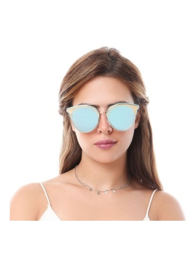 ERICHRIS Women's Optical Eyeglass Round Frame With Case - Image 2