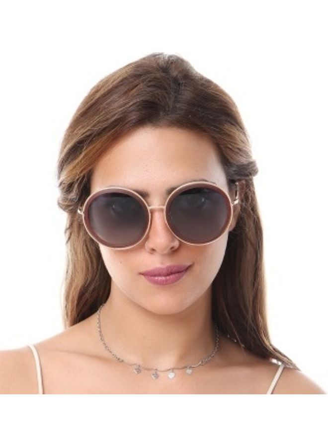 ERICHRIS - women Optical Eyeglass Round Frame With Case - Image 1