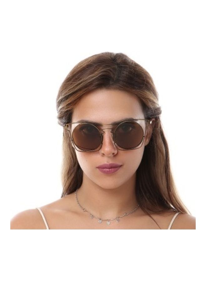 ERICHRIS - women Optical Eyeglass Hexagon Frame With Case - Image 1