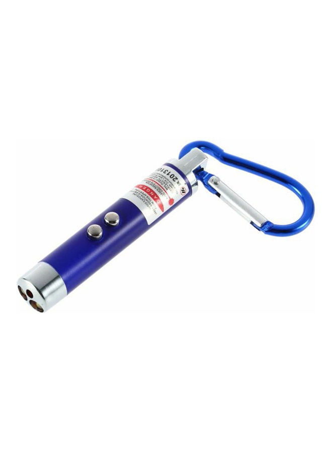Generic LED Laser Pen Pointer With Flashlight Torch purple 