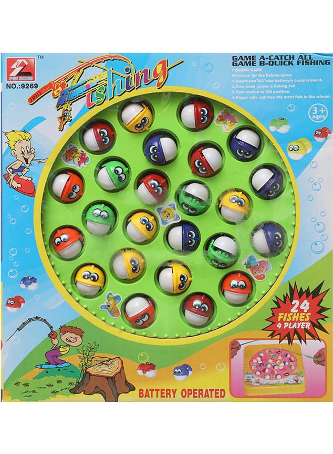 Generic 24-Fishes Fishing Game 0cm 