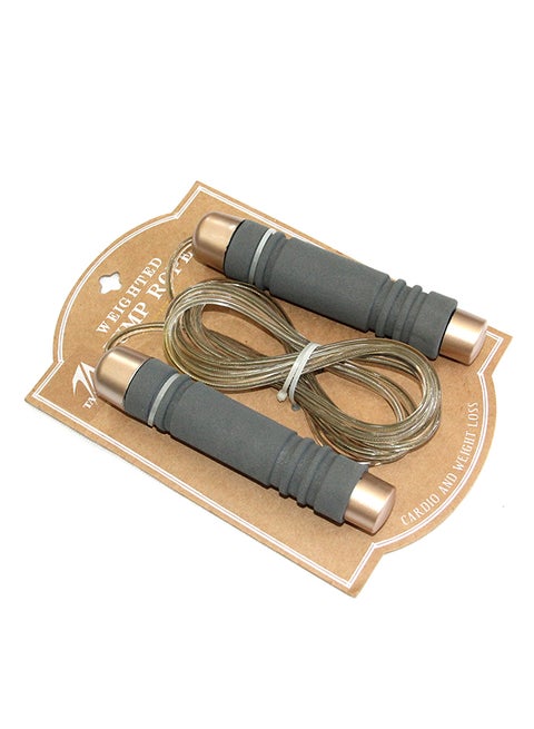 Weighted Skipping Rope With Form Handle