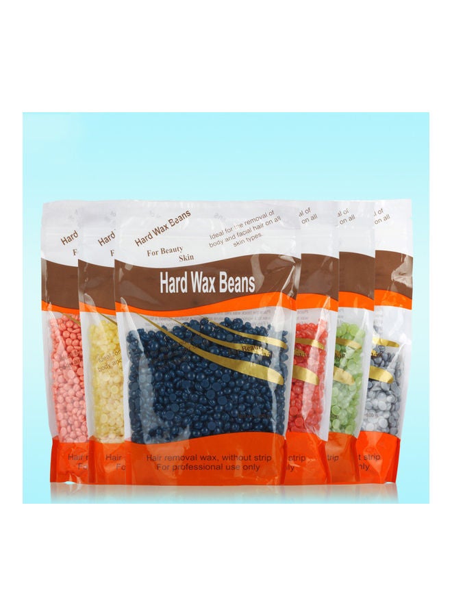 حبيبات شمع صلبة لإزالة الشعر بوزن 300 جم، لا تحتوي على شرائط ومناسبة لإزالة الشعر من الوجه وتحت الإبطين والساقين، الوزن الصافي: 300 جم ألوان متعددة 20*20*20سم - Image 1
