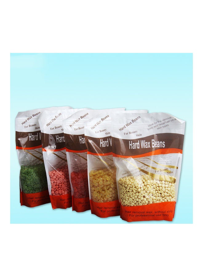 حبيبات شمع صلبة لإزالة الشعر بوزن 300 جم، لا تحتوي على شرائط ومناسبة لإزالة الشعر من الوجه وتحت الإبطين والساقين، الوزن الصافي: 300 جم ألوان متعددة 20*20*20سم - Image 2
