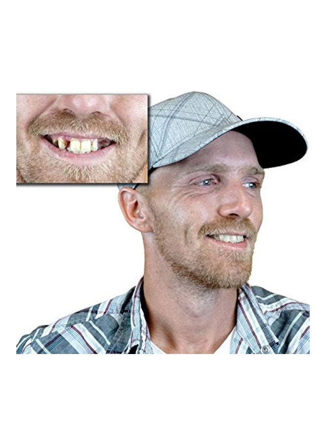 Generic Tooth Whitening Sticker Cuttable Instant Fit False Teeth Smile Veneers Sticker Natural color 10*10*10cm  - Image 2