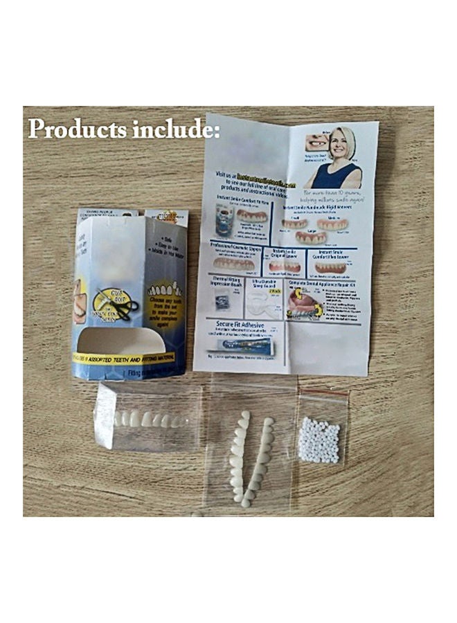 Generic Tooth Whitening Sticker Cuttable Instant Fit False Teeth Smile Veneers Sticker Natural color 10*10*10cm  - Image 4