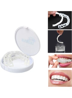 Generic Teeth Whitening Teeth Cover Perfect Smile Comfort Fit Flex Teeth Veneers Upper Teeth + Lower Teeth Set Style:combination white 10*10*10cm  - Image 3