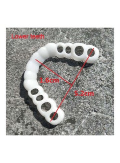 Generic Teeth Whitening Teeth Cover Perfect Smile Comfort Fit Flex Teeth Veneers Upper Teeth + Lower Teeth Set Style:combination white 10*10*10cm  - Image 5