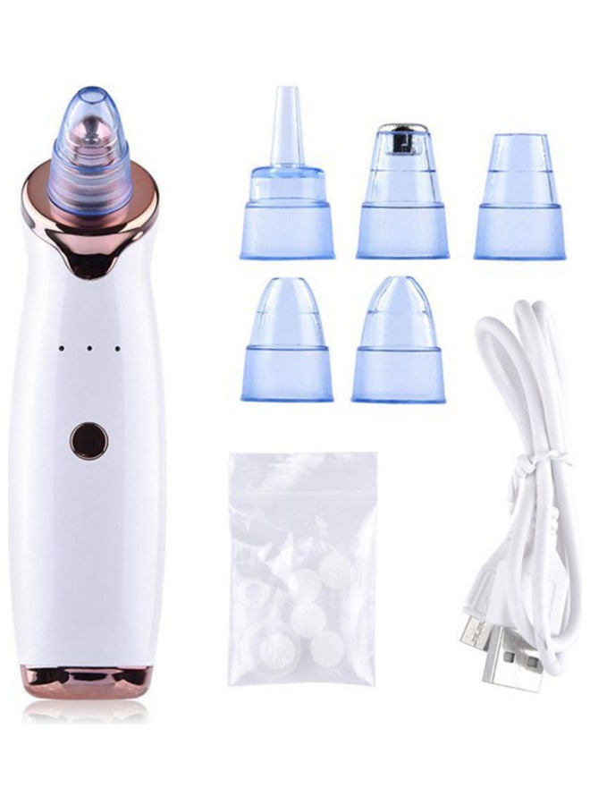 Generic - Electric Vacuum Suction Cleaner Face Cleaning Blackhead Removal Multifunctional Face Cleansing Machine Pearl White 20*20*20cm - Image 1