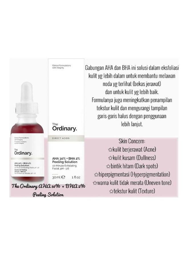 Generic AHA BHA Peeling Solution Serum Red 30ml  - Image 2